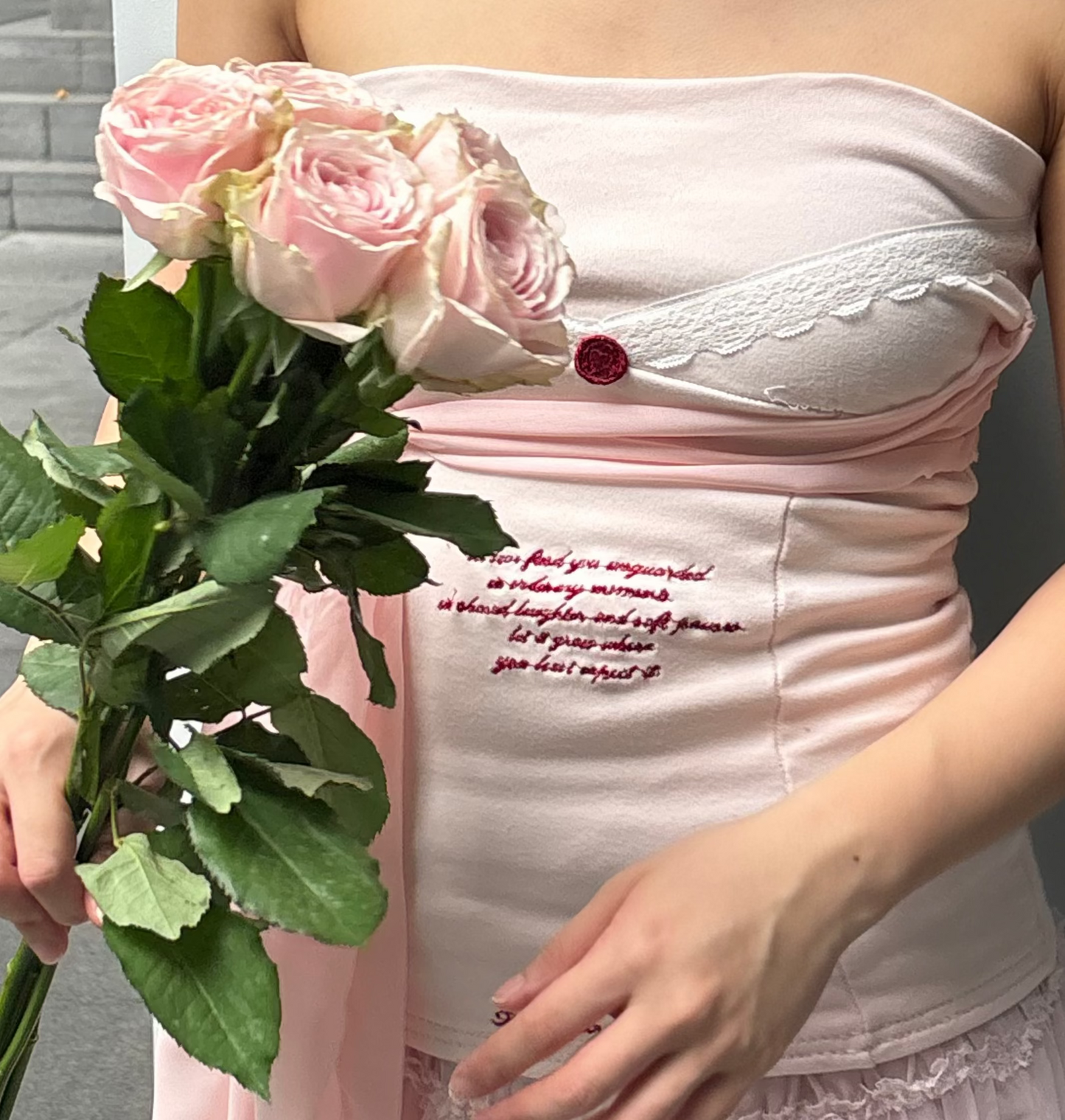 The Classic Love Letter Cami Top in Pink