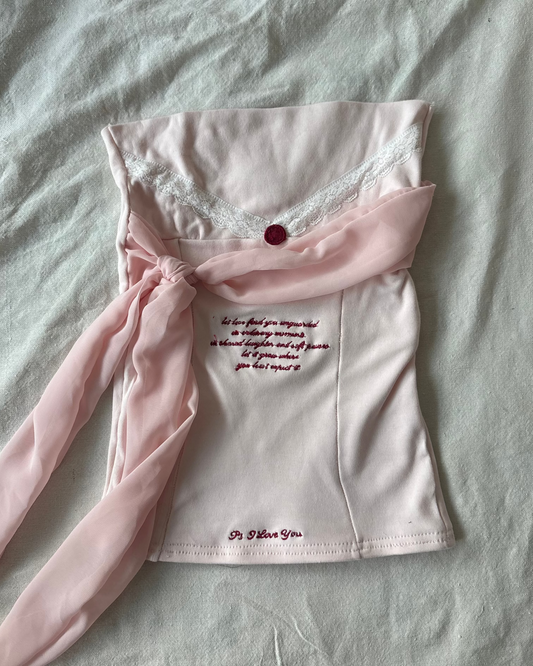 The Classic Love Letter Cami Top in Pink